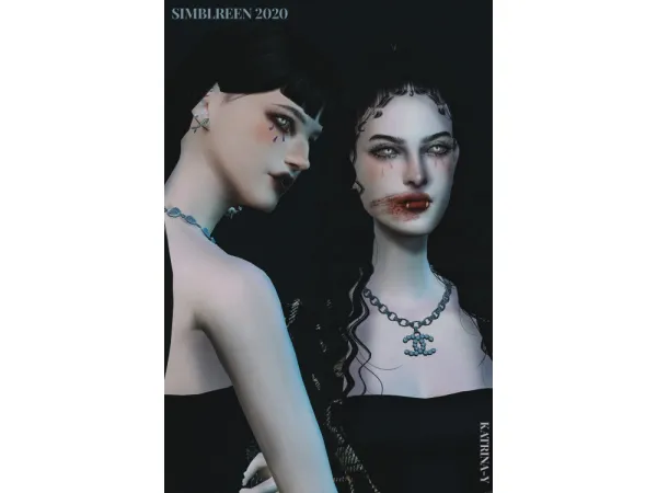 Alpha simblreen 2020 gift2 by katrina_y - The Sims 4 Custom Content
