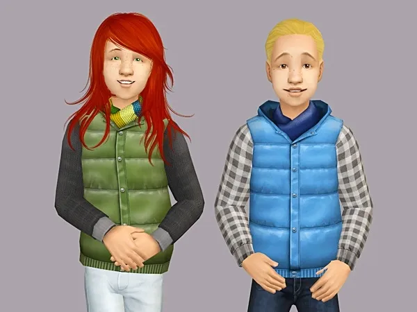 Skells Separated Snowboarder Top - The Sims 2 Custom Content