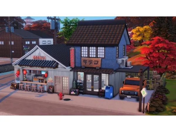 Maxis Match ORIENTAL VILLAGE VILA ORIENTAL - The Sims 4 Custom Content