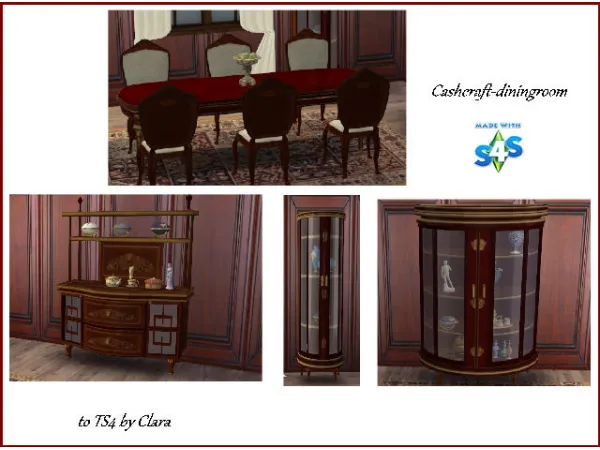 Mix Cashcraft Diningroom to by Clara - The Sims 4 Custom Content