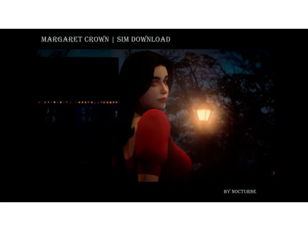 Maxis Match 'A Girl in Red' vampire_download by Nocturne - The Sims 4 Custom Content