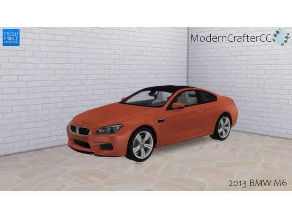 Mix 2013 BMW M6 - The Sims 4 Custom Content