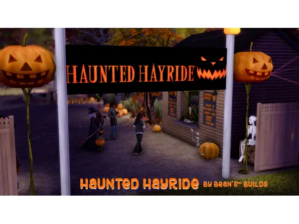 Maxis Match Haunted Hayride - The Sims 4 Custom Content