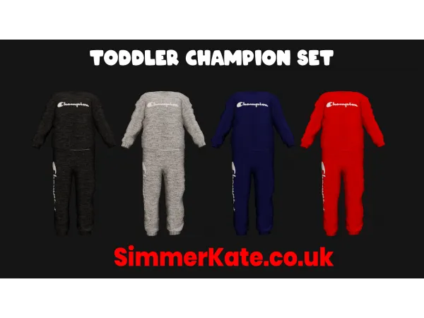 Alpha Toddler Champion Set - The Sims 4 Custom Content