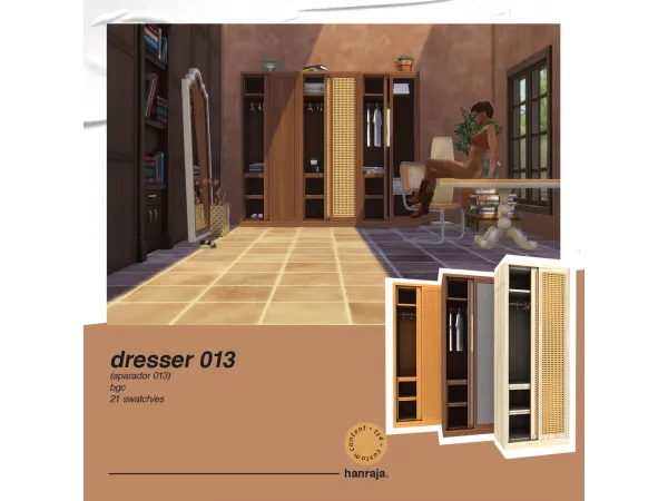 Maxis Match DRESSER 013 CLUTTER 0102 - The Sims 4 Custom Content