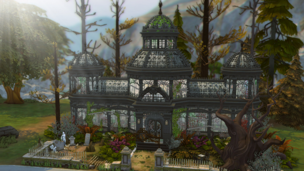 Maxis Match Nightshade Nursery The Poison Garden No by simsfinds - The Sims 4 Custom Content