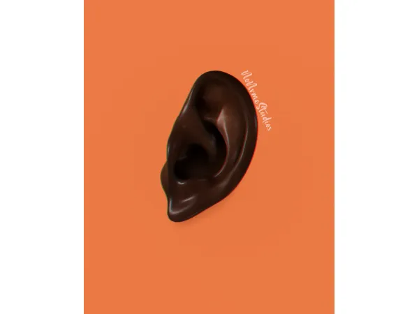 Alpha Custom Mesh Ears by NoNvme Studios - The Sims 4 Custom Content