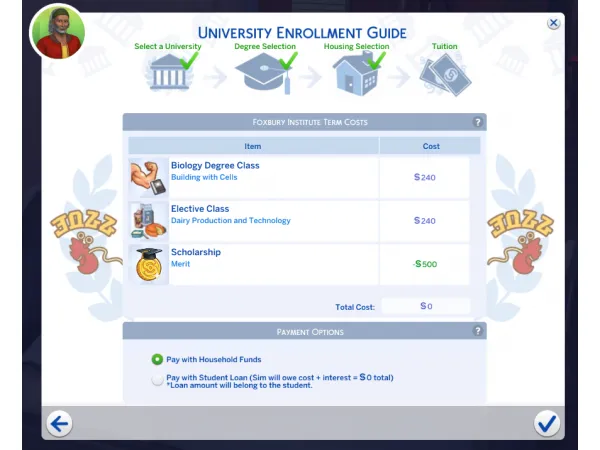 Maxis Match New University Electives Mod v10 by andiberlin - The Sims 4 Custom Content