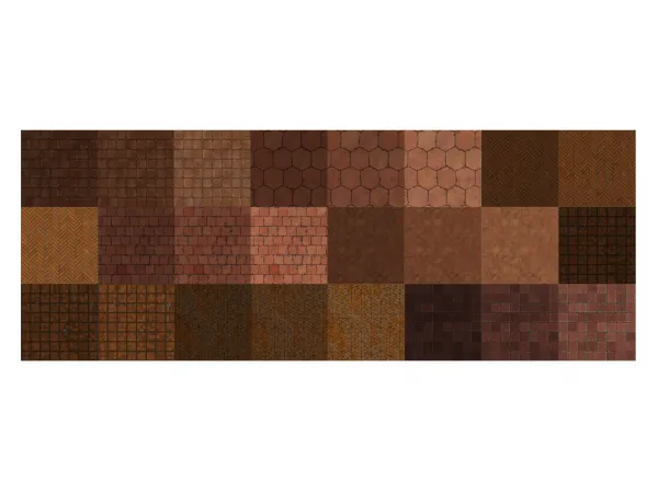Maxis Match Terracotta Tiles by Sooky88 - The Sims 4 Custom Content