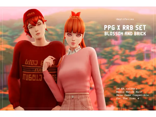 Maxis Match BLOSSOM HAIR by daylifesims - The Sims 4 Custom Content