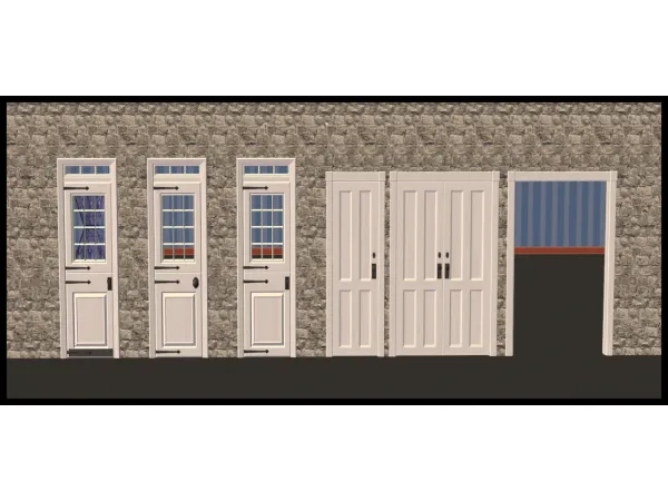 Aviolina Silent Hill Build Doors and Windows - The Sims 2 Custom Content