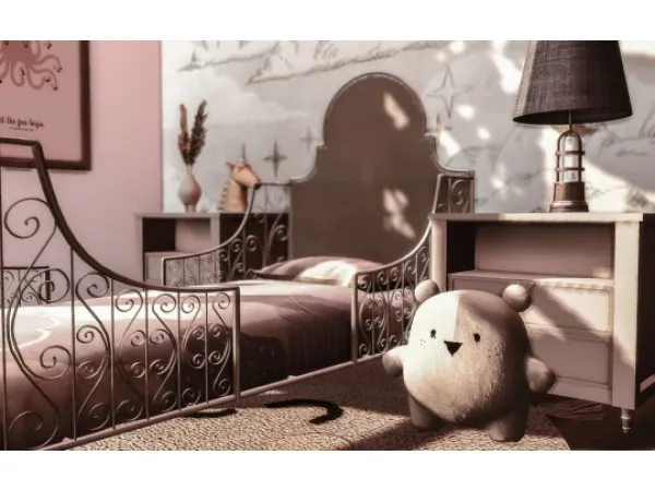 Alpha POTTERY BARN INSPIRED NURSERYTODDLER SET by simvaultthings - The Sims 4 Custom Content