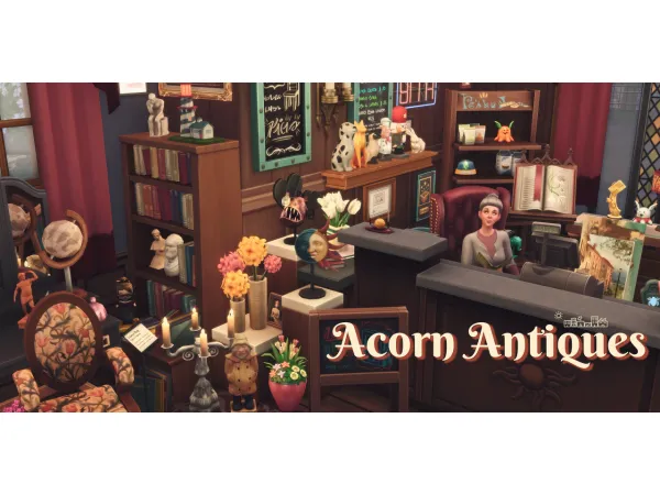 Maxis Match ACORN ANTIQUES by amoebae - The Sims 4 Custom Content