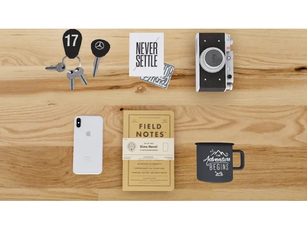 Alpha Field Notes Notebook Coffee - The Sims 4 Custom Content