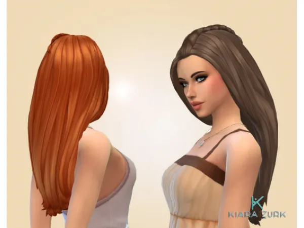 Maxis Match Barbie Hairstyle V3 - The Sims 4 Custom Content