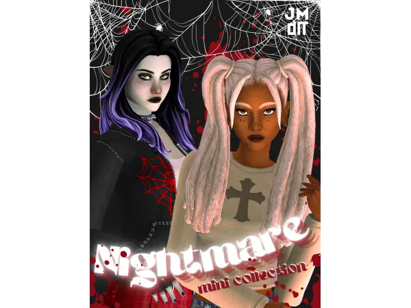 Maxis Match NIGHTMARE MINI COLLECTION by jellymoo - The Sims 4 Custom Content