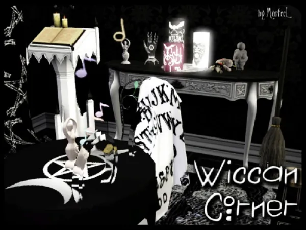 MurfeeL_Wiccan Corner Set - The Sims 3 Custom Content