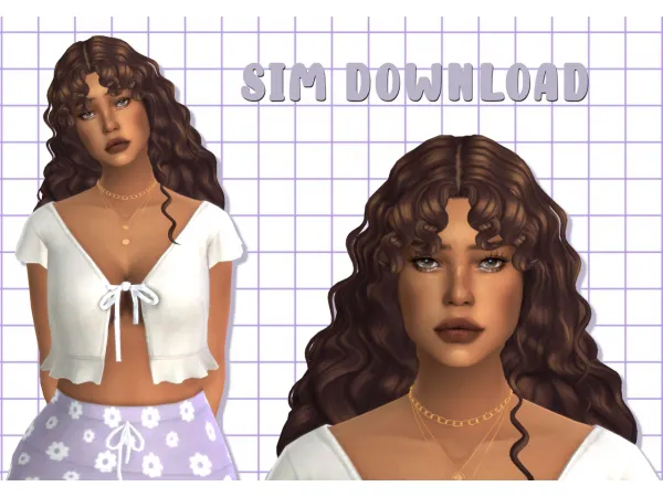 Maxis Match Sim Download by tullipfaerie - The Sims 4 Custom Content