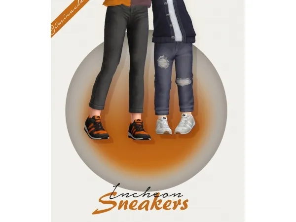 Maxis Match Incheon Sneakers by simiracle - The Sims 4 Custom Content