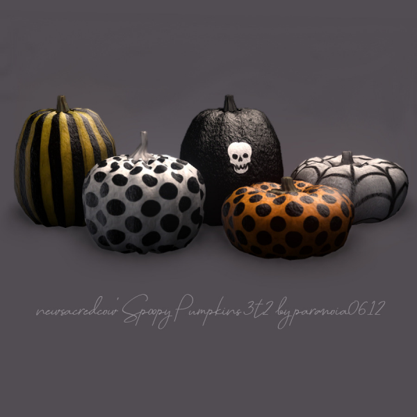 newsacredcow Spoopy Pumpkins 3t2 by simsfinds - The Sims 2 Custom Content