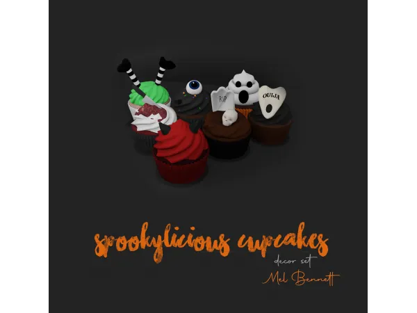 Maxis Match Spooky licious Cupcakes - The Sims 4 Custom Content