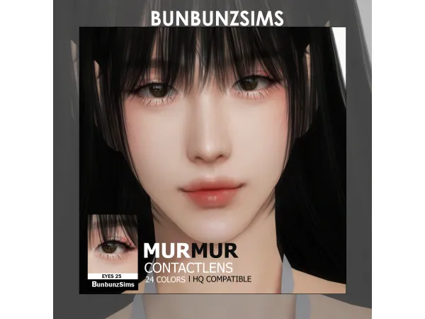 Alpha Murmur eyes 24 colors by BunbunzSims - The Sims 4 Custom Content