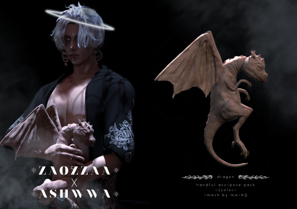Alpha Dragon Whisper Cute Dragon by simsfinds - The Sims 4 Custom Content