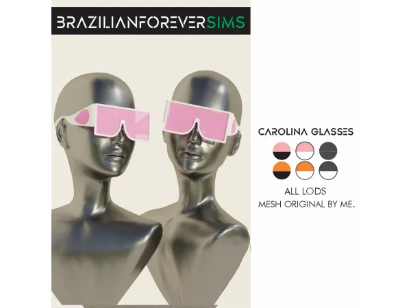 Alpha KAYA GLASSES - The Sims 4 Custom Content