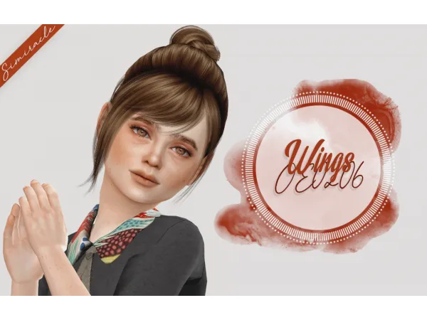 Alpha Wings OE0206 Kids Version - The Sims 4 Custom Content