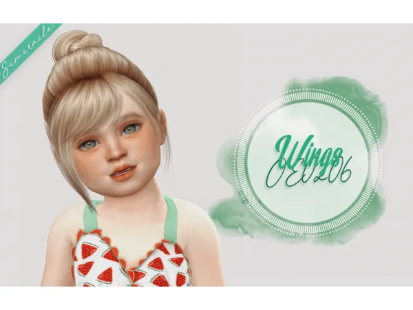 Alpha Wings OE0206 Toddler Version - The Sims 4 Custom Content