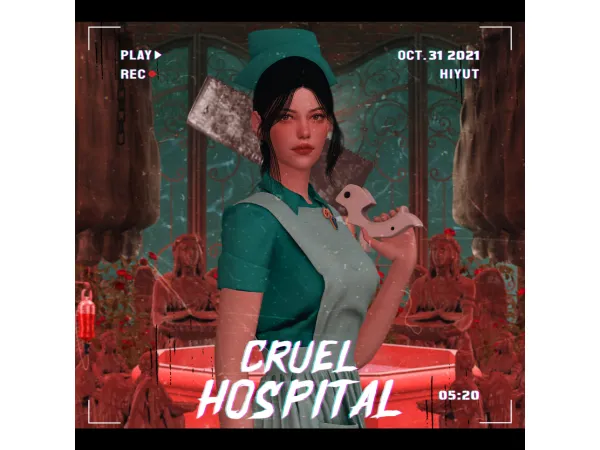 Mix [hiyut] cruel hospital - The Sims 4 Custom Content