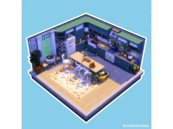 Maxis Match CLUTTERED COTTAGE KITCHEN - The Sims 4 Custom Content