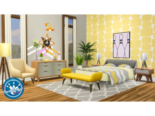 Maxis Match Bowling Night Expanded Stuff Pack Addon - The Sims 4 Custom Content