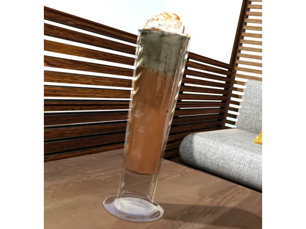 Alpha Vanilla Iced Latte by Afrosimtric Sims - The Sims 4 Custom Content