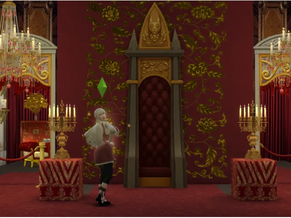 Alpha The King Seat by Anna Quinn Stories - The Sims 4 Custom Content