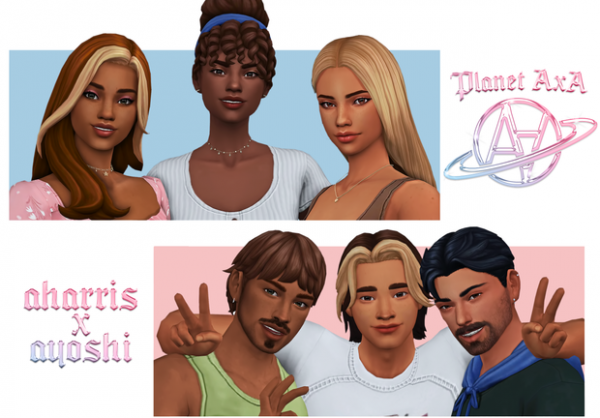 Maxis Match AxA 2021 Planet AxA by simsfinds - The Sims 4 Custom Content