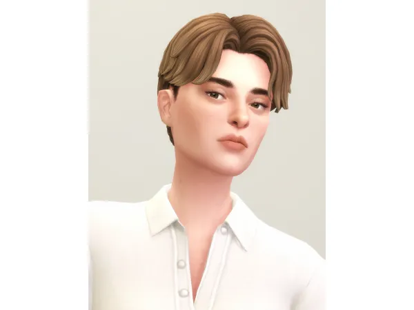 Maxis Match Seoul Hair III (33 Color Ombré ACC) by Rusty's - The Sims 4 Custom Content