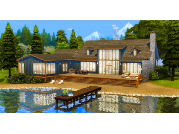 Maxis Match Lake House Rental NO ghostlycc - The Sims 4 Custom Content
