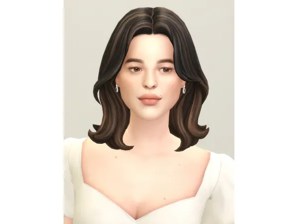 Maxis Match Seoul Hair I (33 Color Ombré ACC) by Rusty's - The Sims 4 Custom Content