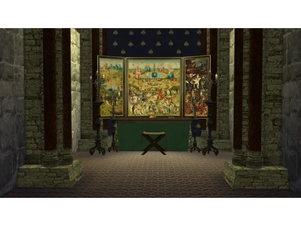 Alpha HIERONYMUS BOSCH TRIPTYCH - The Sims 4 Custom Content