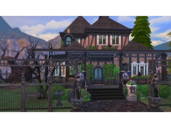 Maxis Match Vampire Mini Mansion Part 1 - The Sims 4 Custom Content
