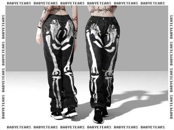 Alpha problem jeans babyetears - The Sims 4 Custom Content