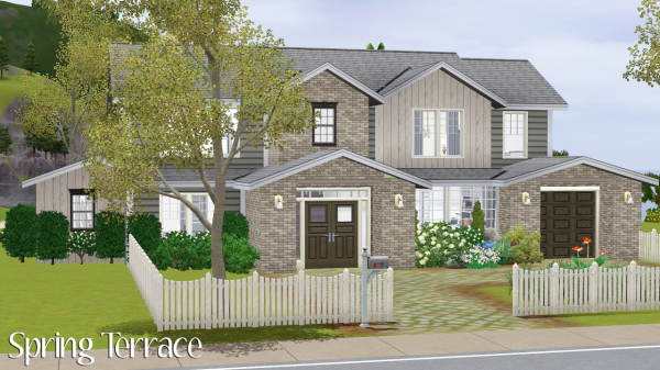 SPRING TERRACE 20 by simsfinds - The Sims 3 Custom Content