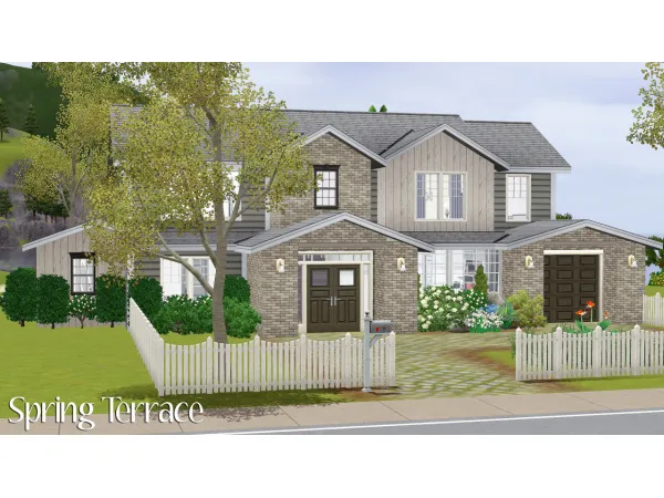 SPRING TERRACE 20 - The Sims 3 Custom Content