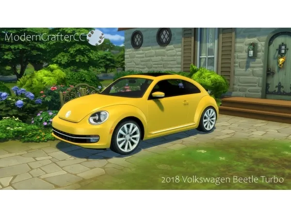 Mix 2018 VOLKSWAGEN BEETLE TURBO - The Sims 4 Custom Content