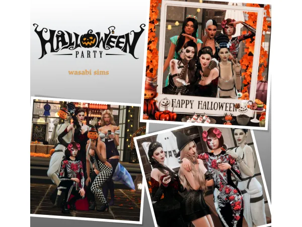 Mix Halloween party - The Sims 4 Custom Content