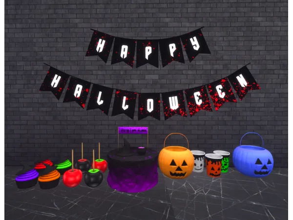 Maxis Match Halloween Clutter - The Sims 4 Custom Content
