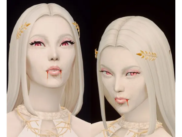 Maxis Match Whorl Vampire Eyes Defaults and Contacts - The Sims 4 Custom Content