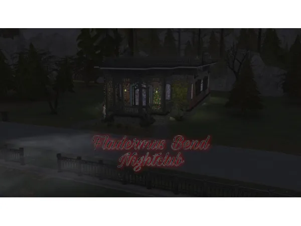 Maxis Match Fladermus Bend Nightclub 30x30 Forgotten Hallow Nightclub No - The Sims 4 Custom Content