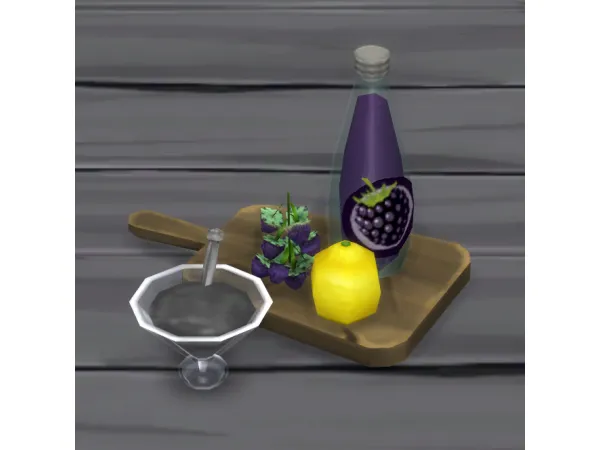 Maxis Match Black Magic Lemonade by brazenlotus - The Sims 4 Custom Content